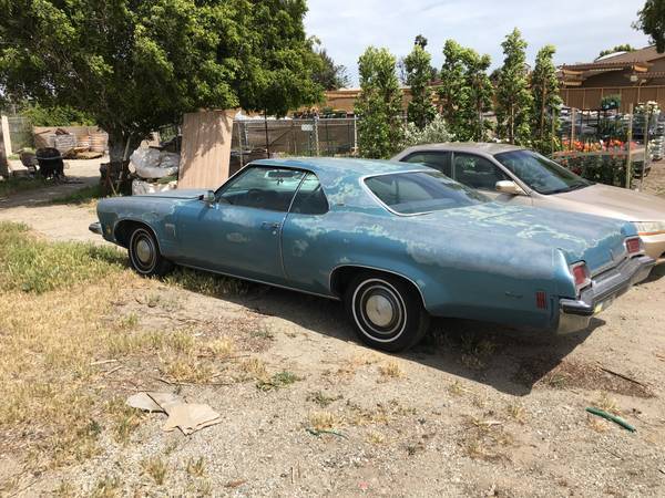 oldsmobile royal 88 2 door sedan powerful v8 1973 motor vintage, classic $4250