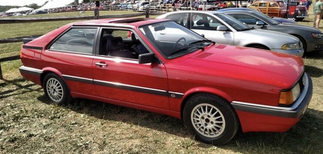 1987 audi coupe coupe red fwd manual