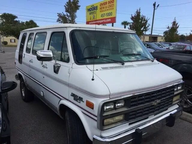 1994 chevrolet chevy van white 4.3l efi v6 engine