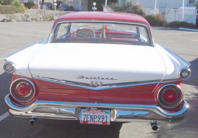 1959 ford fairlane 500 5.8l, 2 door (no post) restored