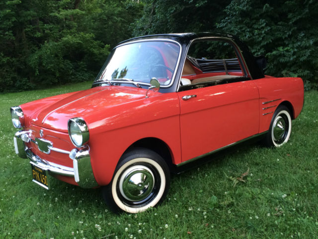 1959 59 autobianchi bianchina trasformabile fiat microcar micro car, survivor
