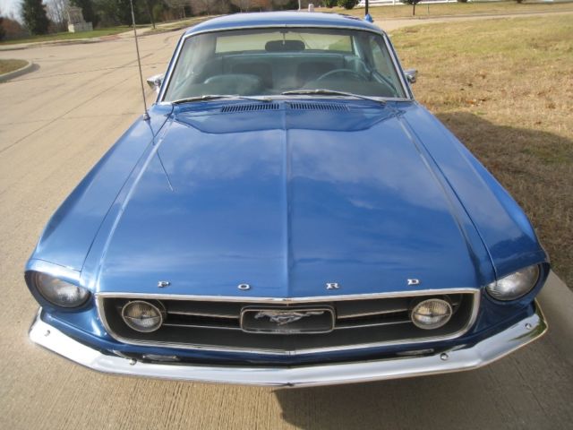 1967 ford mustang big block gta 390 s-code w/ disc brakes & powersteering
