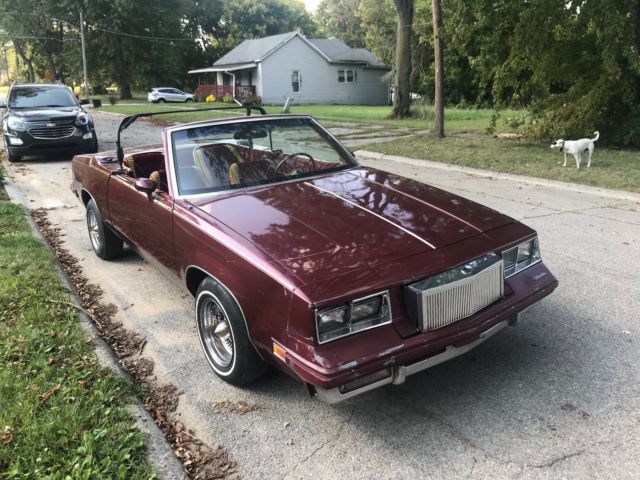 custom convertible 1986 oldsmobile cutlass supreme 1987 1988 very rare 1985 1984