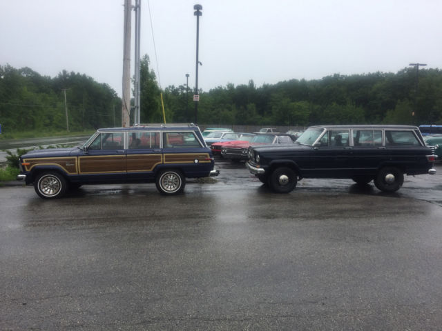customized1984 grand wagoneer to look like 1964 on the outside, luxury on inside