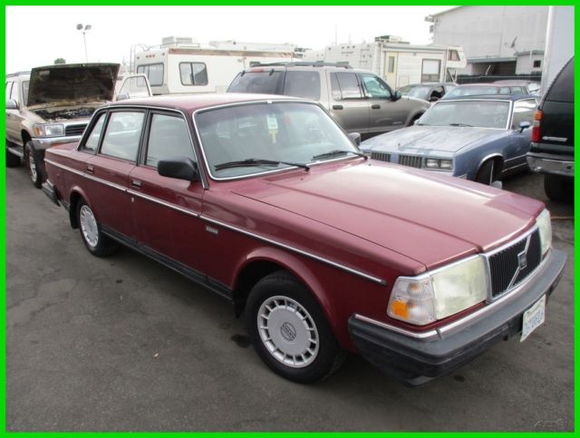 1988 volvo 240 gl used 2.3l i4 8v automatic no reserve