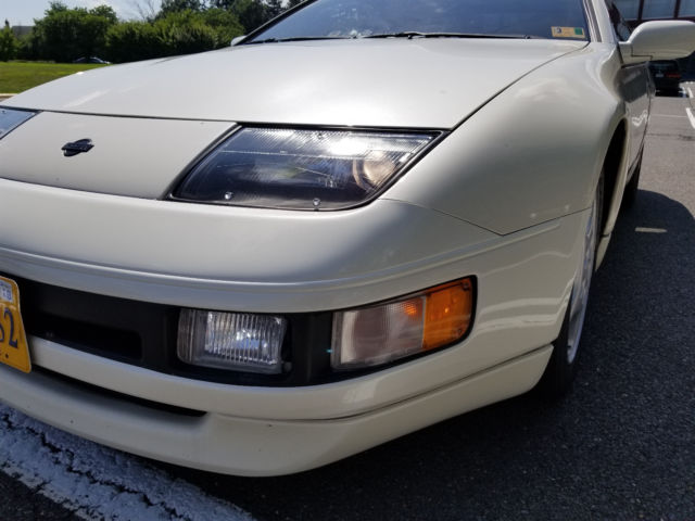 1994 nissan 300zx 2+0 na pearl white t-tops jdm leather coupe z32 tan interior