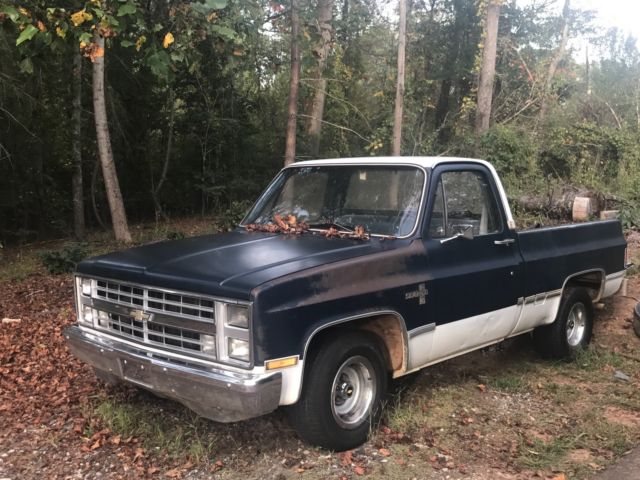 1983 chevrolet silverado fleetside half ton patina truck