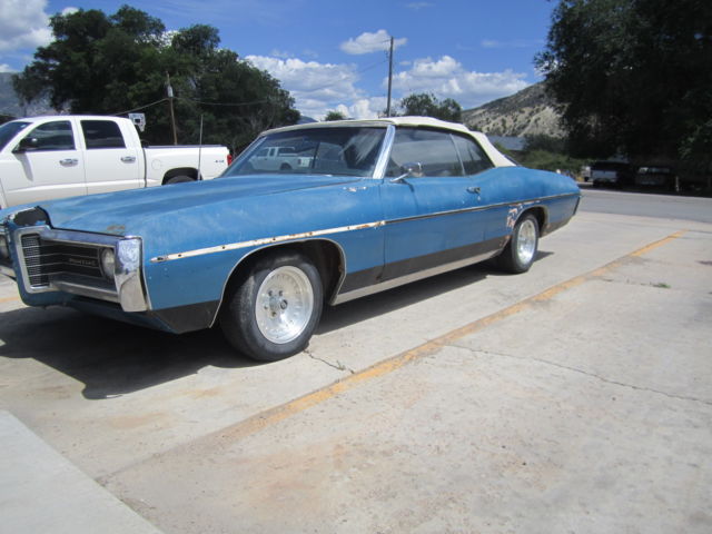 1969 pontiac catalina convertible blue classic restore brand new tires