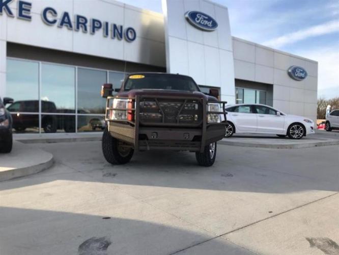 2015 ford f-250 super duty lariat 4x4 lariat 4dr crew cab 8 ft. lb pickup for sale in columbus, kansas