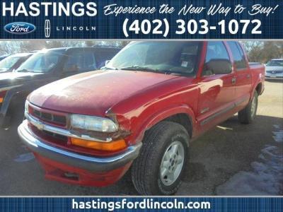 2001 chevrolet s-10 ls 4dr crew cab ls 4wd sb for sale in good samaritan village, nebraska