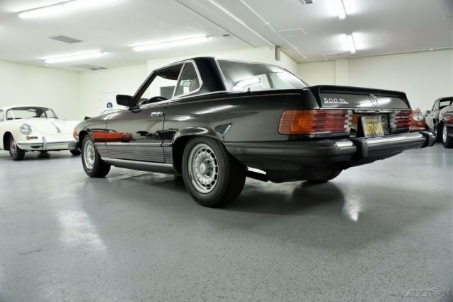 beautiful 500sl black/tan low 66, 344 original miles garaged pampered serviced