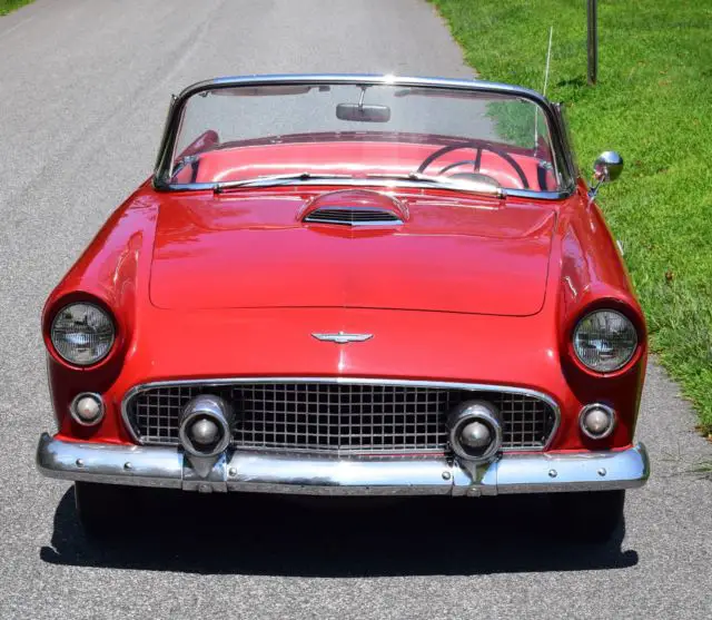 classic - 1956 ford thunderbird convertible (v-8 engine, 3 speed manual)
