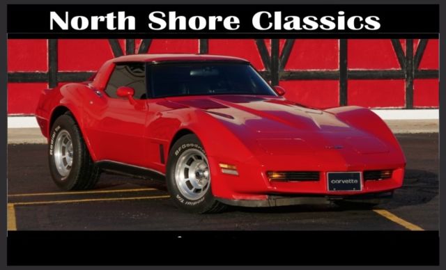 1980 chevrolet corvette -awesome low mileage little red corvette-nice condition