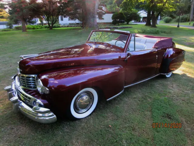 1948 lincoln continental cabriolet restomod