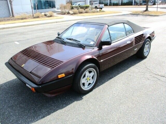 1985 ferrari mondial quattrovalvole cabriolet only 18k miles serviced rare find