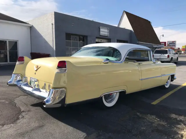 ** restored 1955 cadillac coupe deville ** facrory a/c runs and drives no reserv