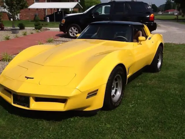 1981 corvette low production car