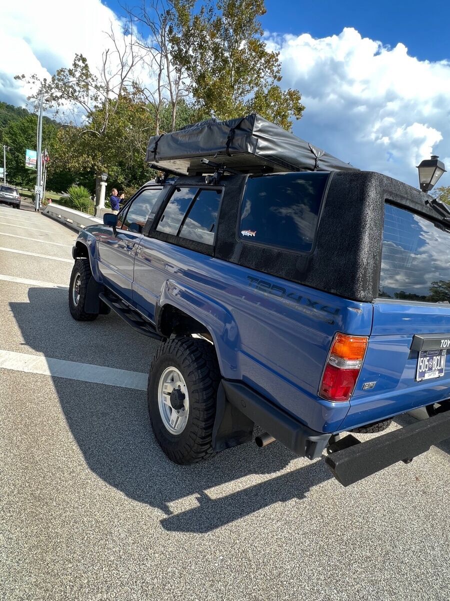 1986 toyota 4runner suv blue 4wd manual