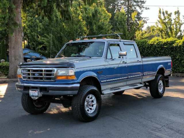 1993 ford f-350 4x4 crew cab 4dr auto 7.3l turbo diesel 167k orig miles 100+pics