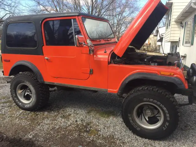 1979 jeep cj7 fiberglass body hardtop automatic 4x4 383 stroker chevrolet v8 amc