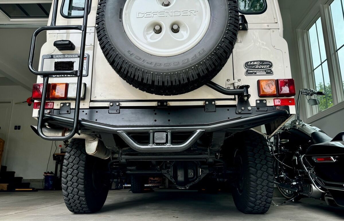1993 land rover defender white 110 nas