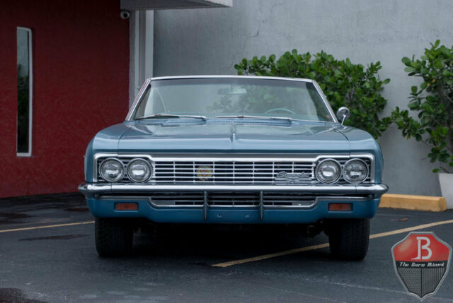 1966 chevrolet impala 57194 miles blue convertible 350 v8 automatic