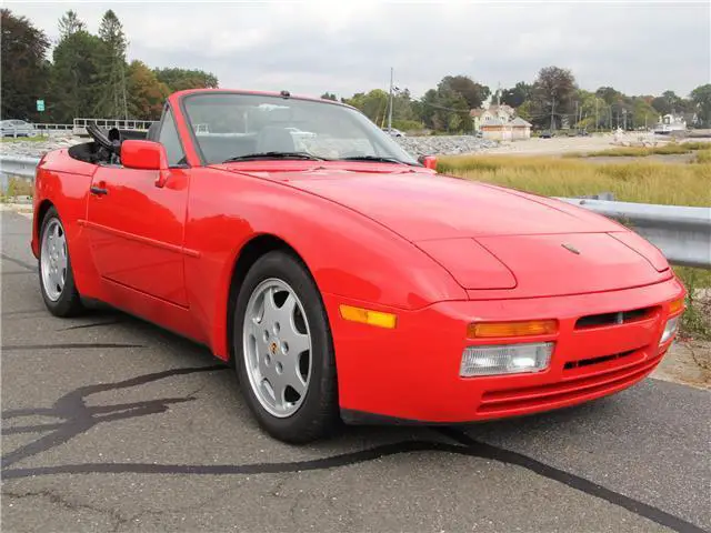 1990 porsche 944 s2 31,000 miles red 4 cylinder engine 3.0l/183 5-speed m/t