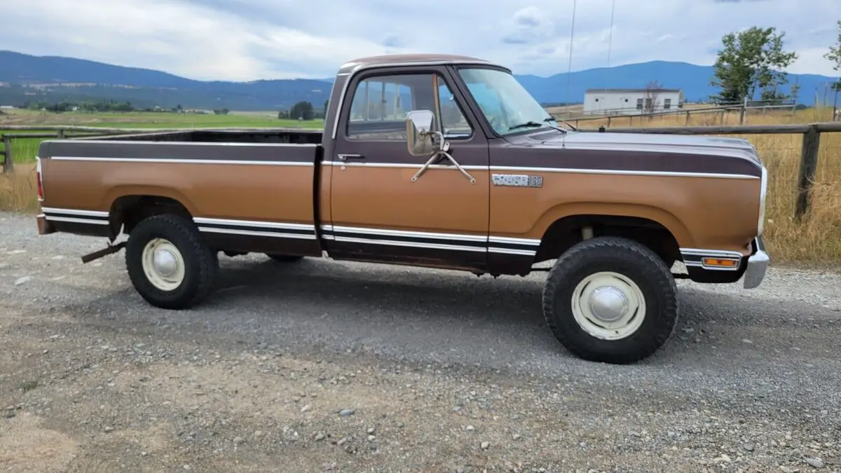 1979 dodge w150 power wagon adventurer 4x4 pickup truck. rust free survivor!