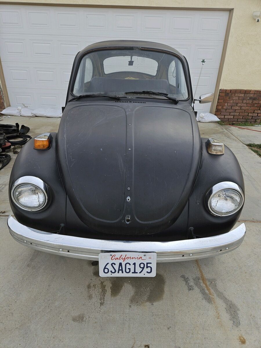 1973 volkswagen beetle (pre-1980) coupe black rwd manual