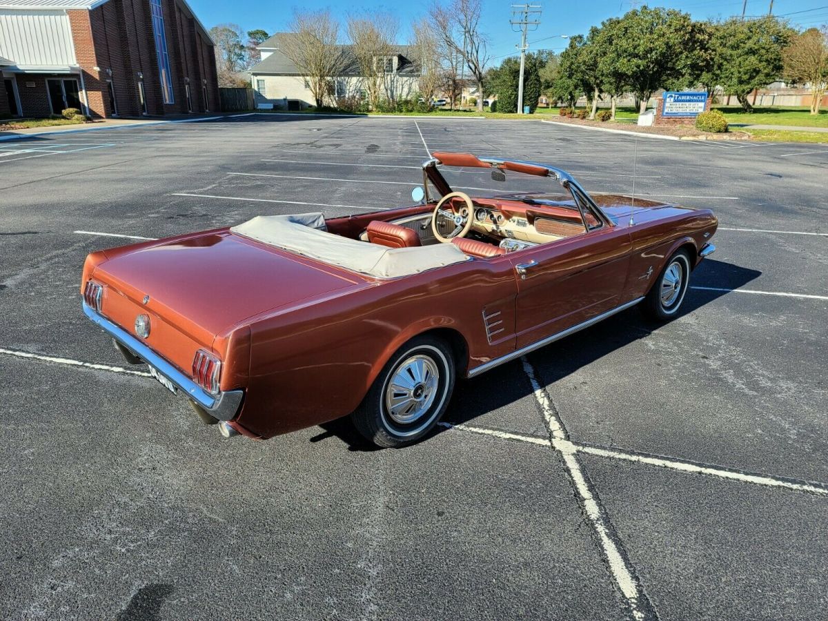 1966 ford mustang convertible, emberglo