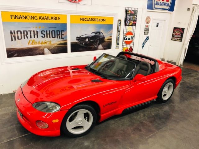 1993 dodge viper, red with 5,400 miles available now!