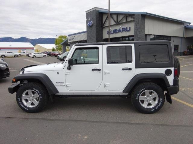 2016 jeep wrangler unlimited sport 4x4 sport 4dr suv for sale in whitefish, montana