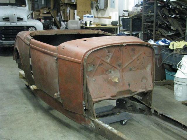 real 1932 ford roadster body & frame w/ title