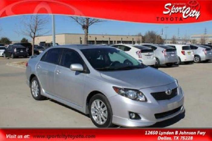 2010 toyota corolla s in dallas, tx