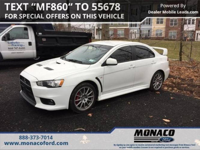 2014 mitsubishi lancer evolution gsr awd gsr 4dr sedan for sale in glastonbury, connecticut