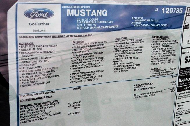 2018 ford mustang gt coupe for sale in georgetown, delaware