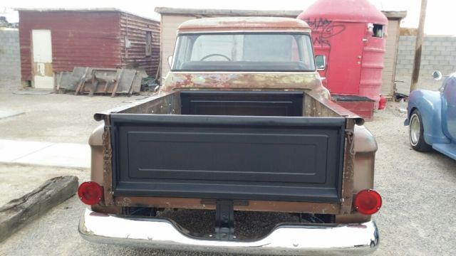 1955 chevrolet pickup big back window half ton short box gmc project
