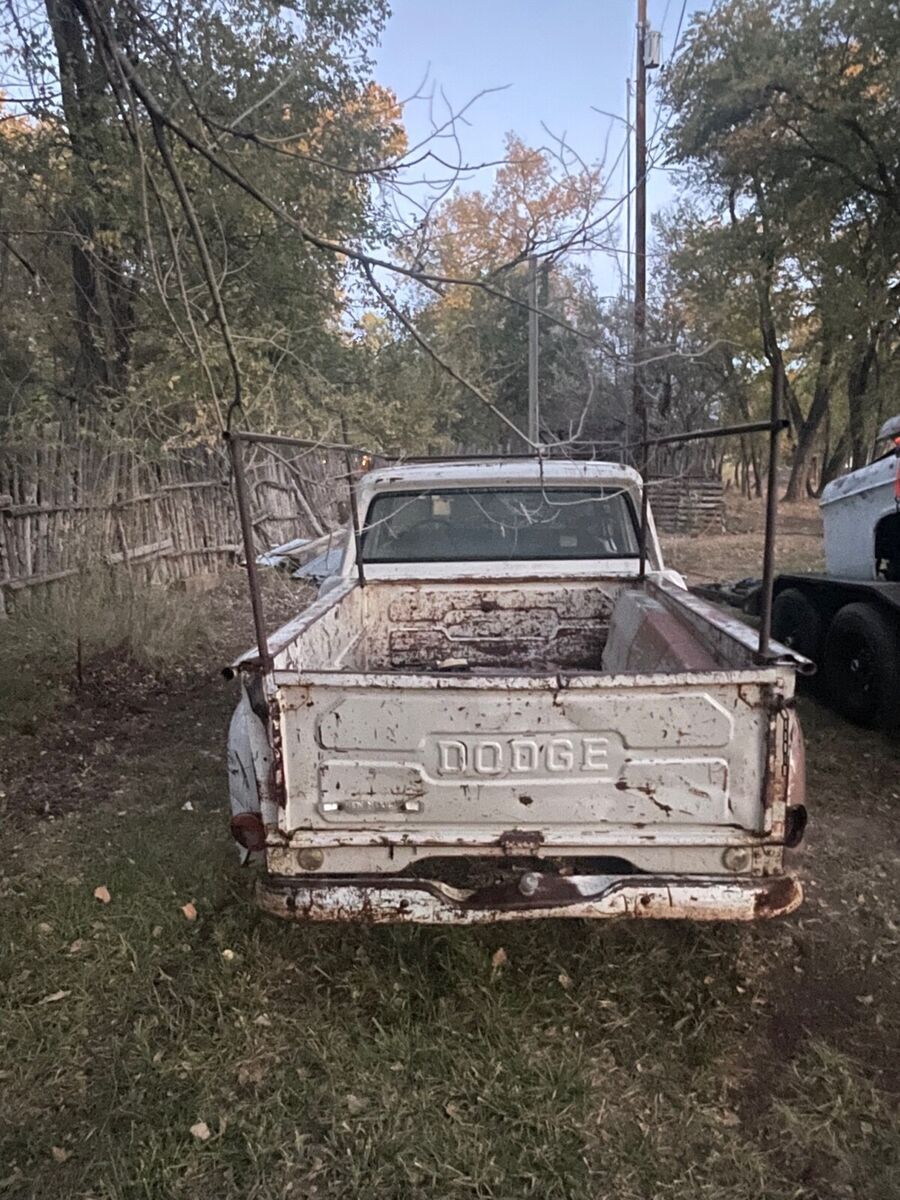 1969 dodge d/w series pickup grey rwd manual
