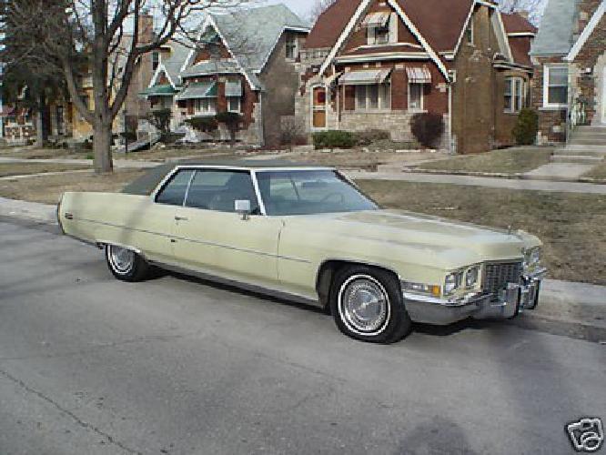 obo vintage 1972 cadillac coupe deville 57k original miles make an offer on this bea in merrillville, in
