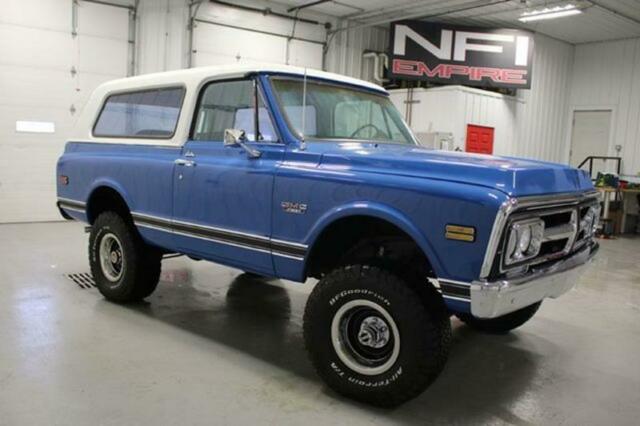 1972 gmc jimmy 76741 miles blue suv automatic