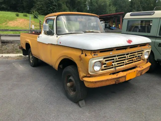 1963 ford f100 4x4 regular cab 8 cyl, 4 speed manual