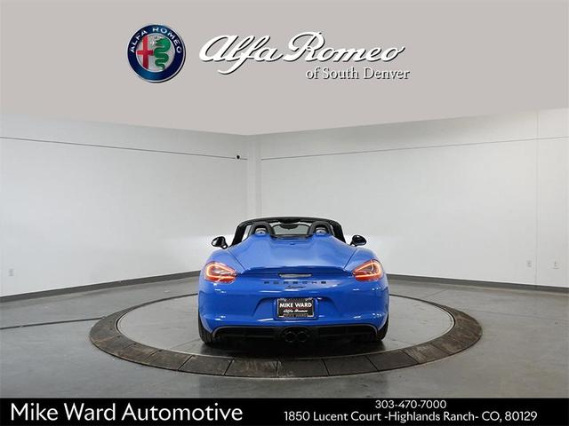 2016 porsche boxster spyder