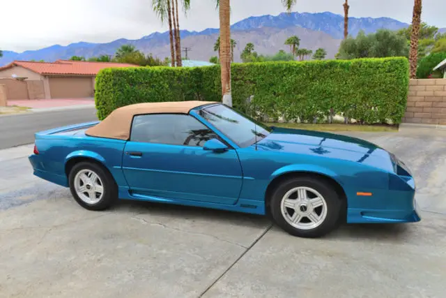 1992 chevrolet camaro 25th anniversary camaro rs convertible