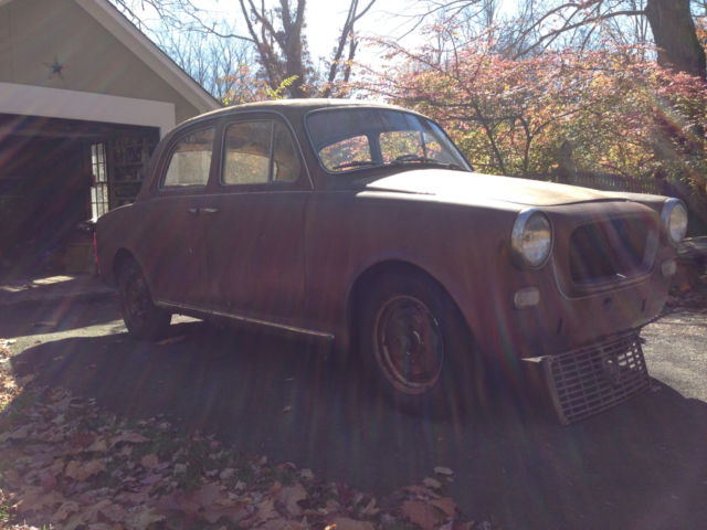 1960 lancia appia s3 sedan and 1960 parts car