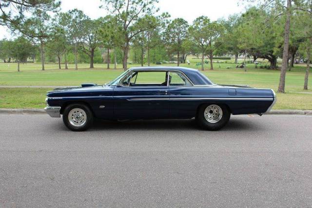 1962 pontiac catalina pro street 14,405 miles blue coupe 421 ci automatic