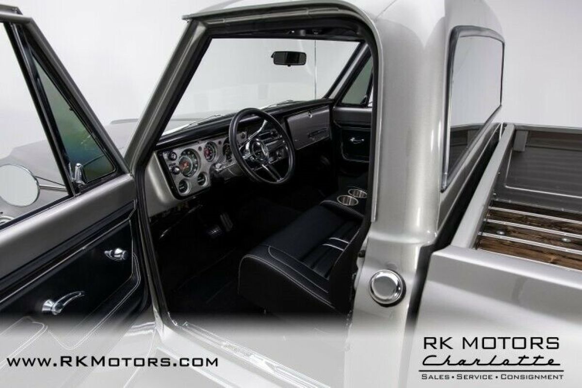 1968 chevrolet c10 pickup truck silver truck 5.3l v8 4 speed automatic