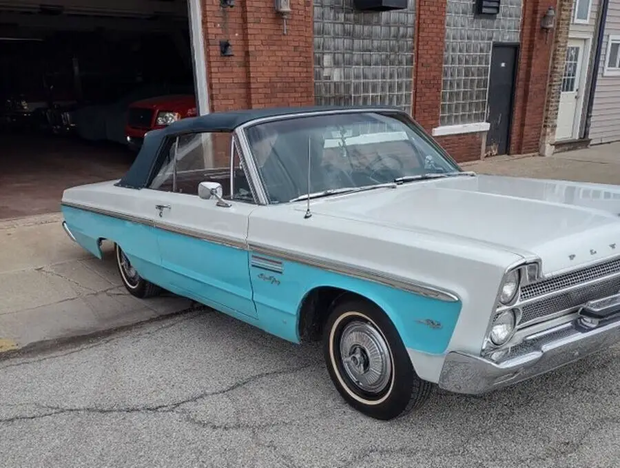 1965 plymouth sport fury 383 v-8 3 speed torqueflite pw steering/locks