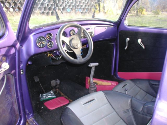1969 volkwagen beetle custom rag top split window freeway flyer