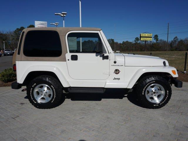 used 2002 jeep wrangler sahara milledgeville, ga 31061 for sale in milledgeville, georgia