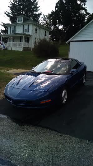 1994 firebird formula quasar blue beautiful condition 5.7v8 lt1 auto t-tops